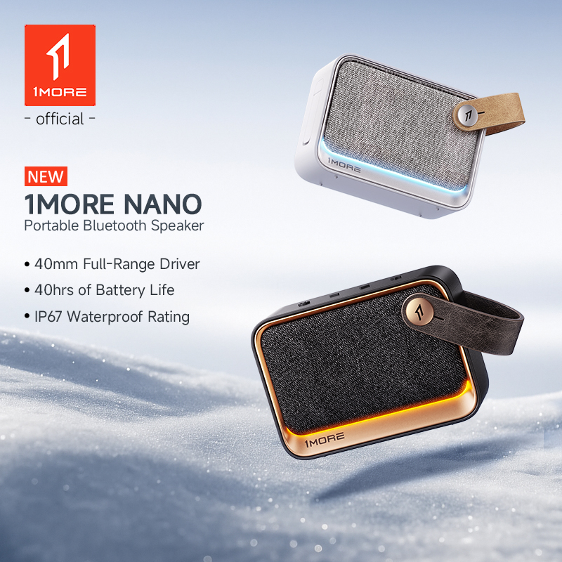 Battery Case Storage - 1MORE NANO Draagbare Bluetooth-luidspreker Diepe bas