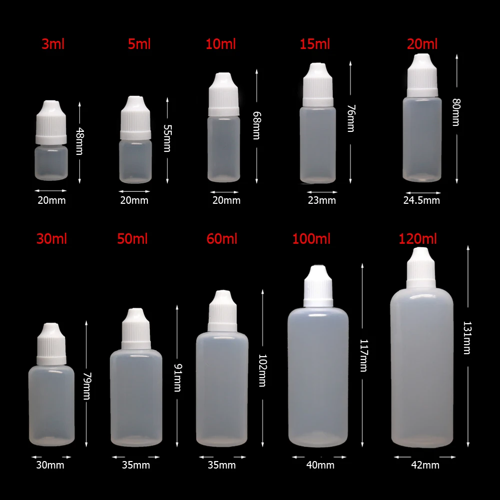 5 STKS X 5 ML-120 ML Plastic D - Juice Bottle Dropper recensie en prijs