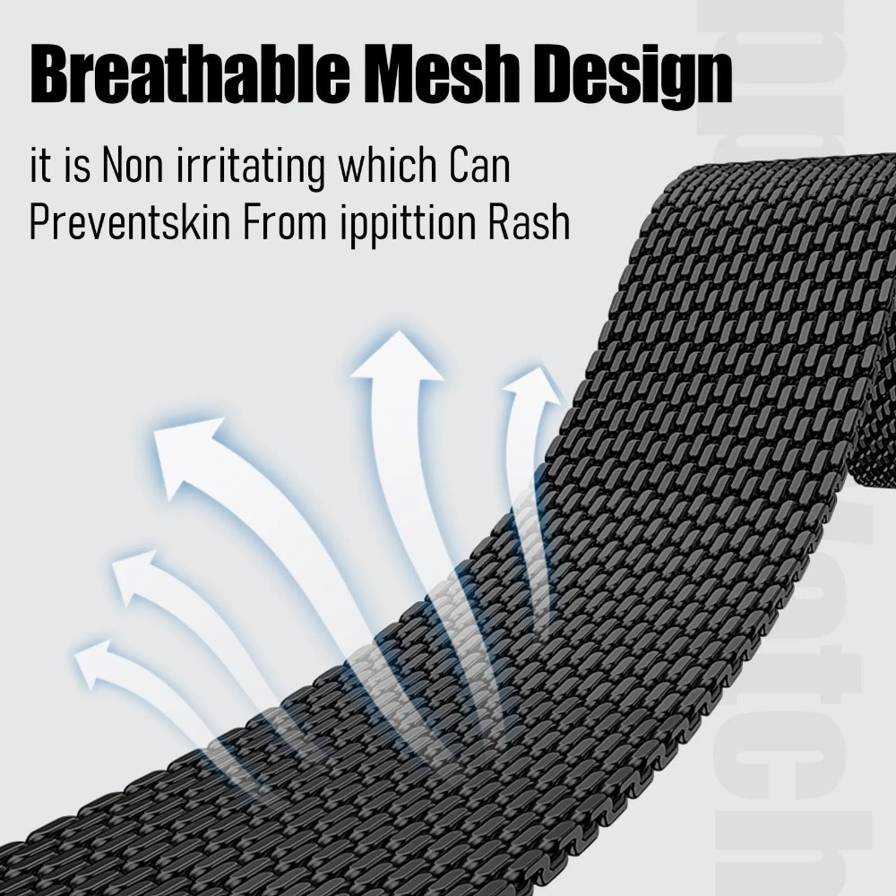Stalen Milanese band voor Appl - Mesh Coil Strip recensie en prijs