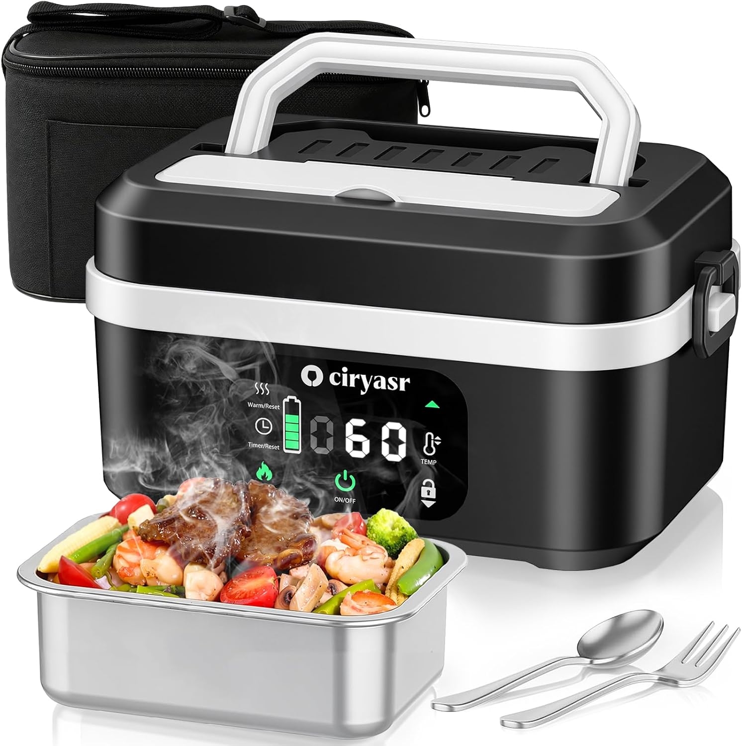 Krachtige elektrische lunchbox - Battery Case Storage recensie en prijs