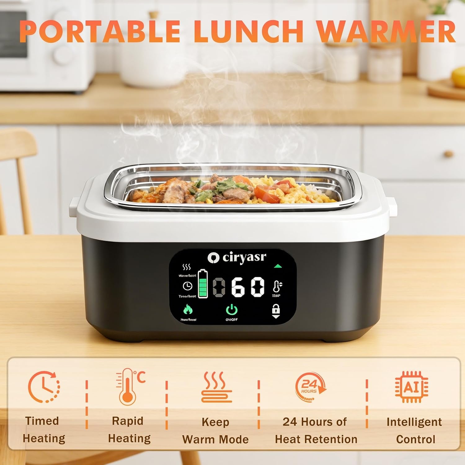 Krachtige elektrische lunchbox - Battery Case Storage recensie en prijs