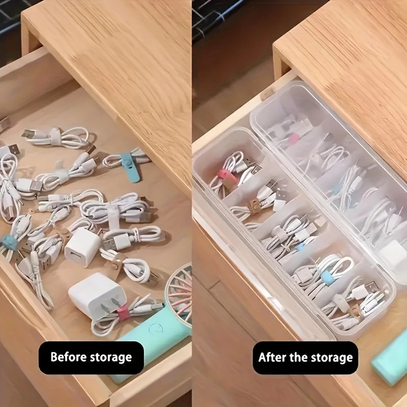 Transparante kabelorganizer me - Battery Case Storage recensie en prijs