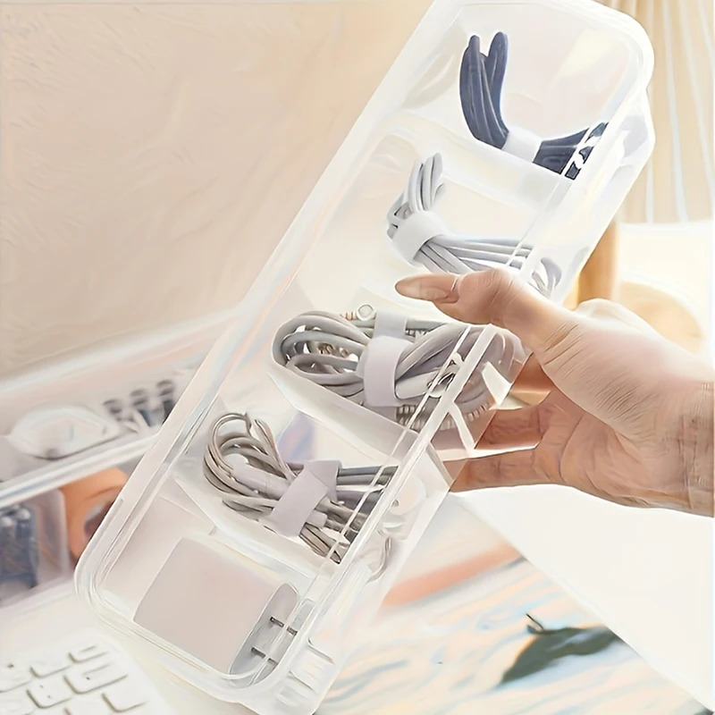 Transparante kabelorganizer me - Battery Case Storage recensie en prijs