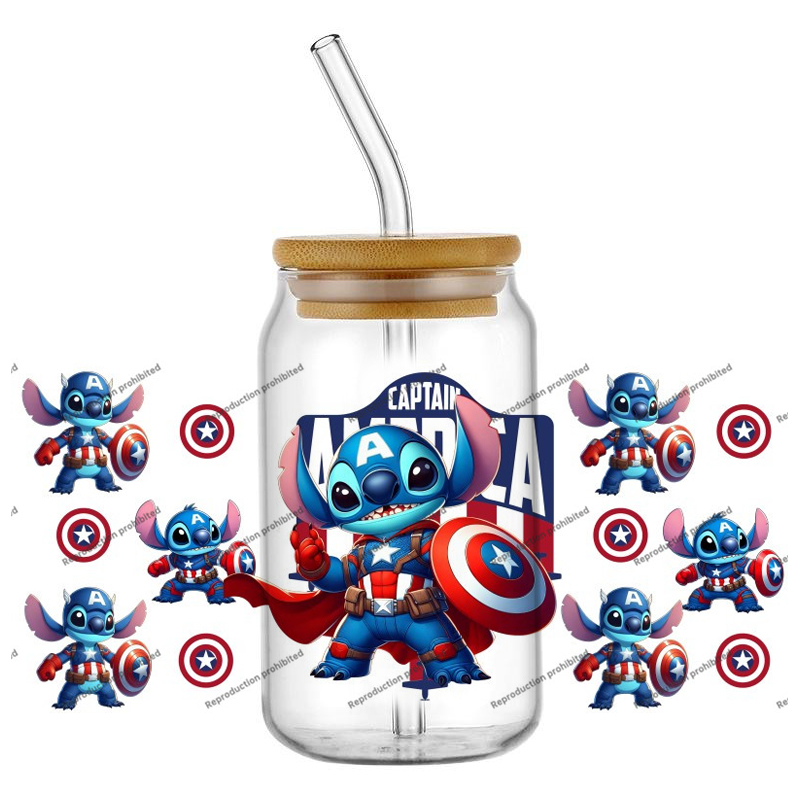 Cartoonheld ontwerp 16OZ UV DT - Rdta Tank Glass recensie en prijs