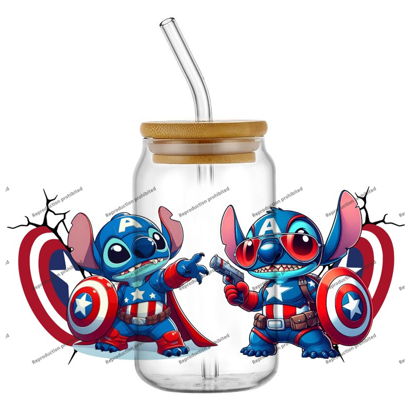 Cartoonheld ontwerp 16OZ UV DT - Rdta Tank Glass recensie en prijs