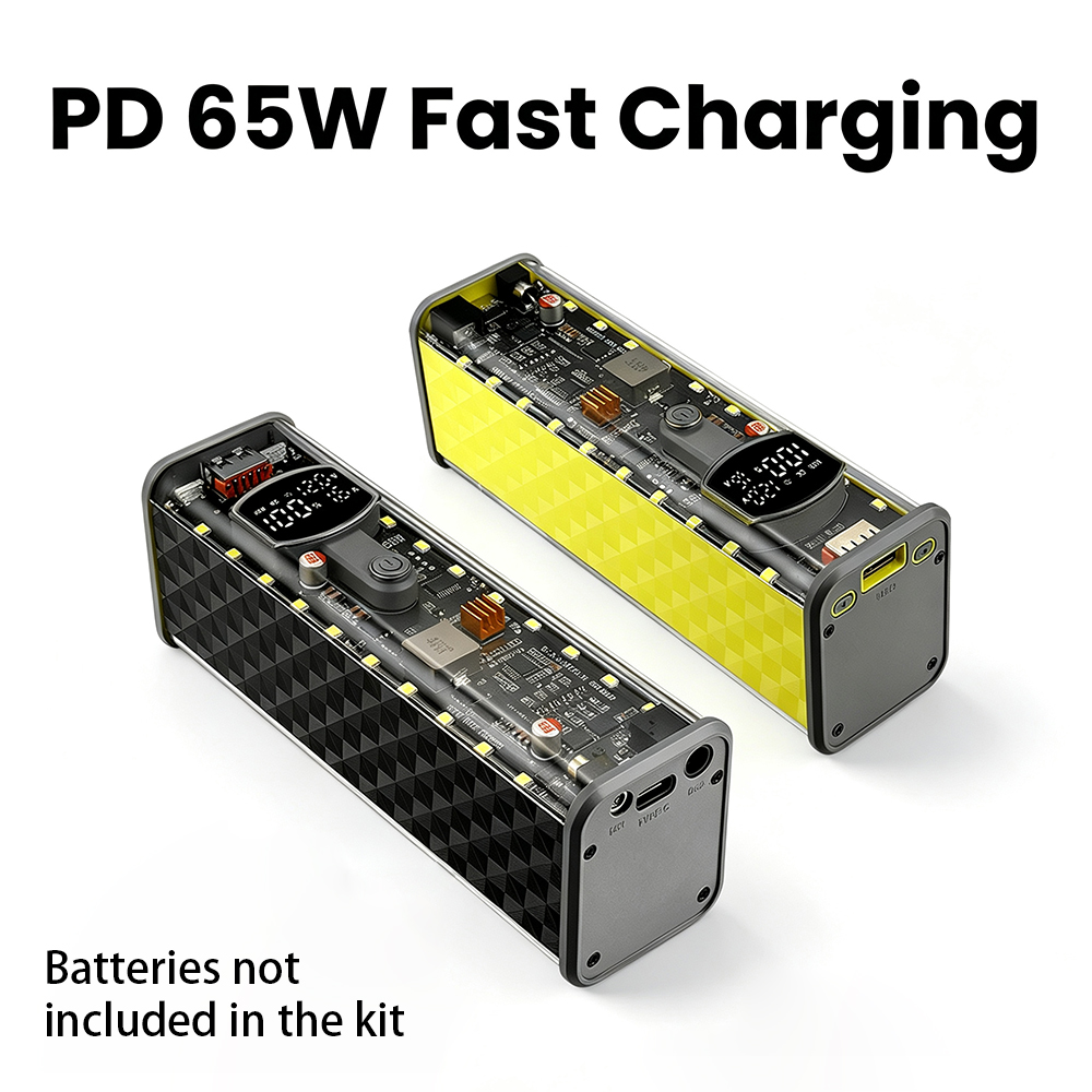 PD 65W Powerbank DIY Behuizing - Battery Case Storage recensie en prijs