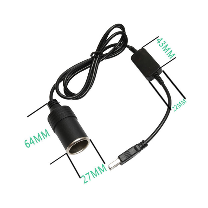 1PC 5V 2A USB naar 12V sigaret - Accessories Experts Vape recensie en prijs