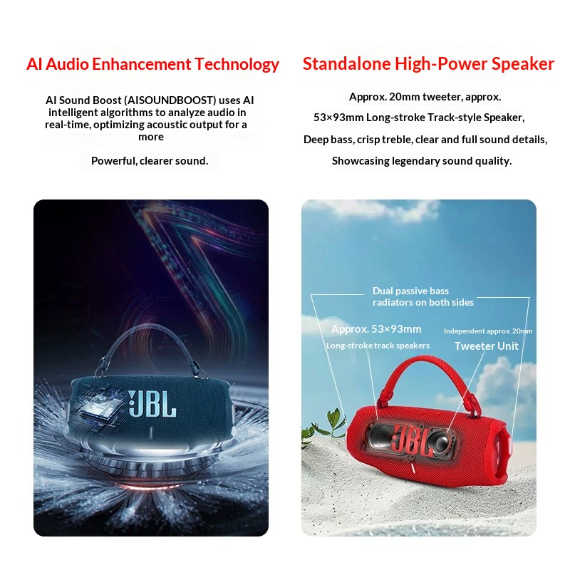 JBL CHARGE6 Outdoor Bluetooth  - Anker Speaker Soundcore Boom 2 recensie en prijs