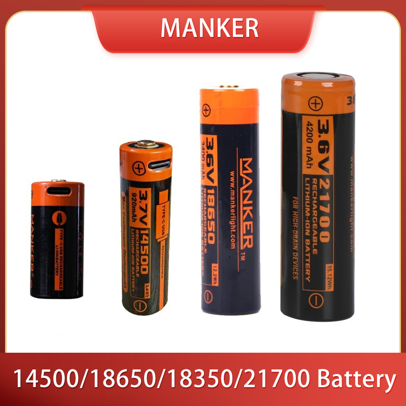 Manker 14500/18650/18350/21700 - Vape Battery 18650 recensie en prijs